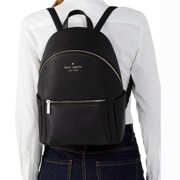 KATE SPADE NEW YORK LEILA DOME LEATHER MEDIUM BACKPACK SHOULDER BAG PURSE $399 main image 5
